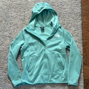 The North Face Women's Mint Green Zip Up Jacket
